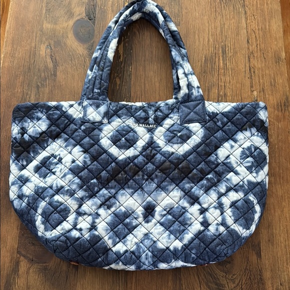 MZ Wallace Handbags - MZ Wallace Medium Blue Tie Dyed Tote
